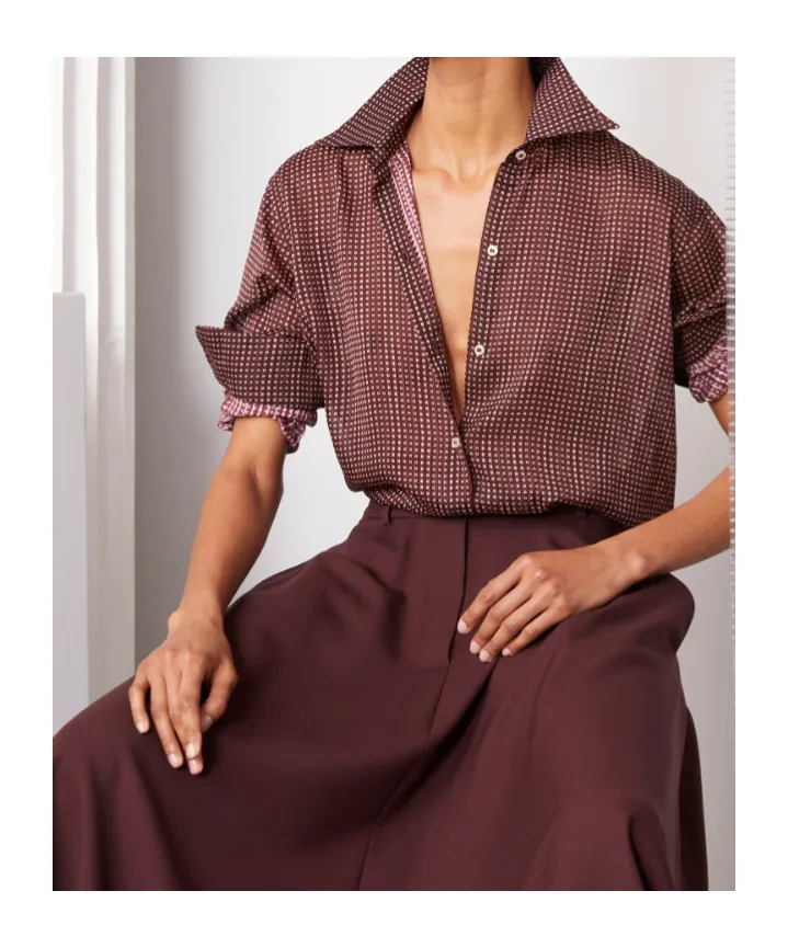 Geometric-Print Shirt
