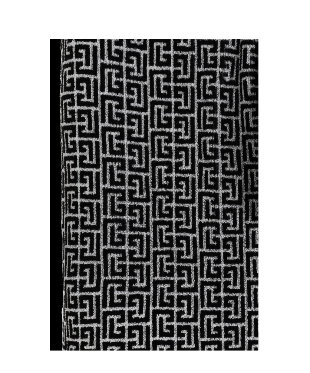Balmain Kids Monogram-Pattern Bath Towel