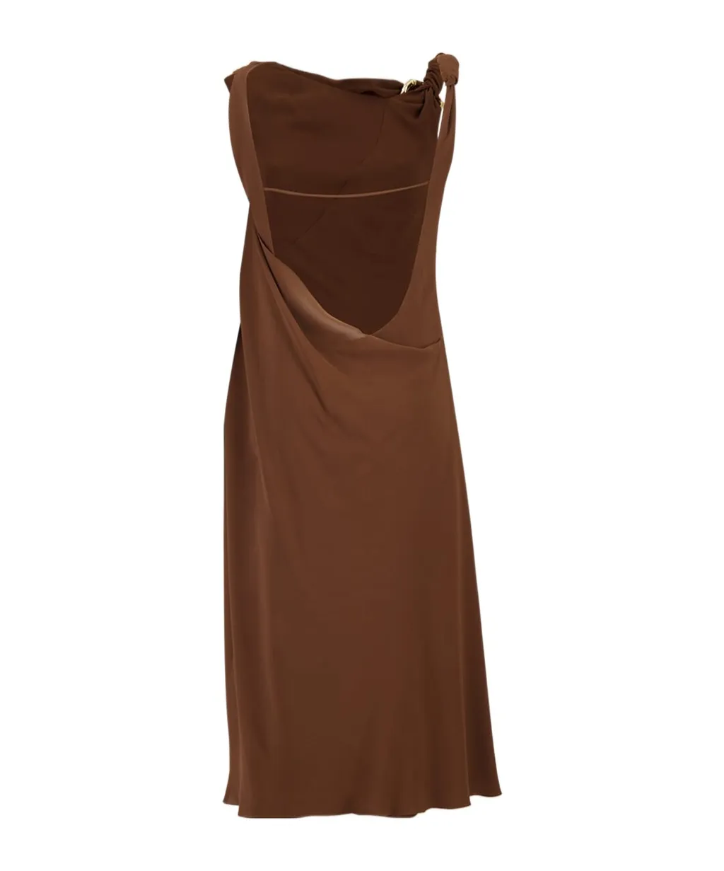 Silk Midi Dress