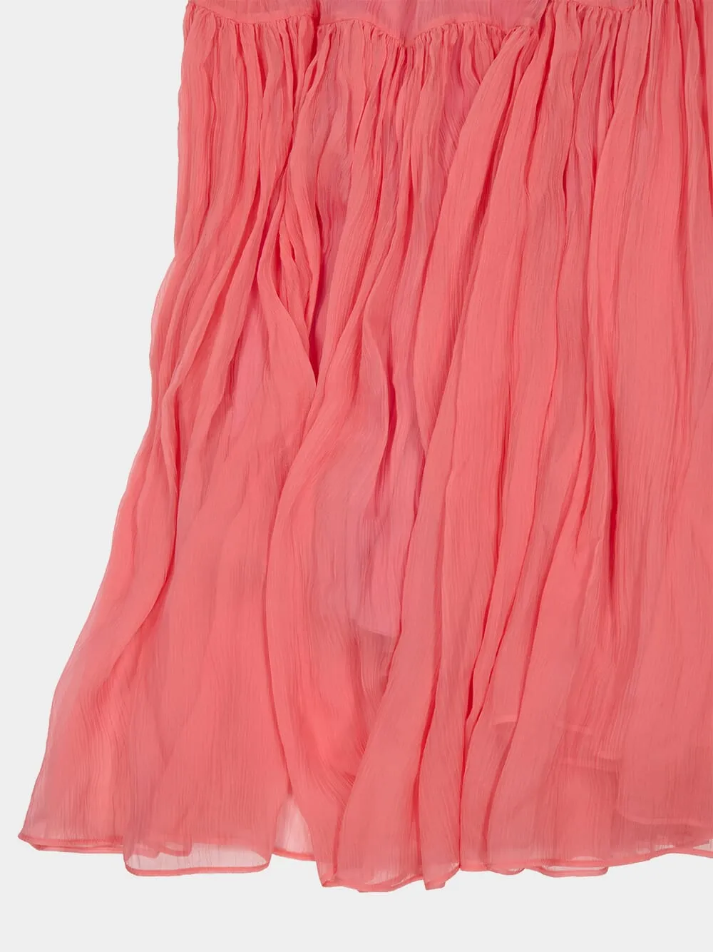 Halterneck Tiered Maxi Dress