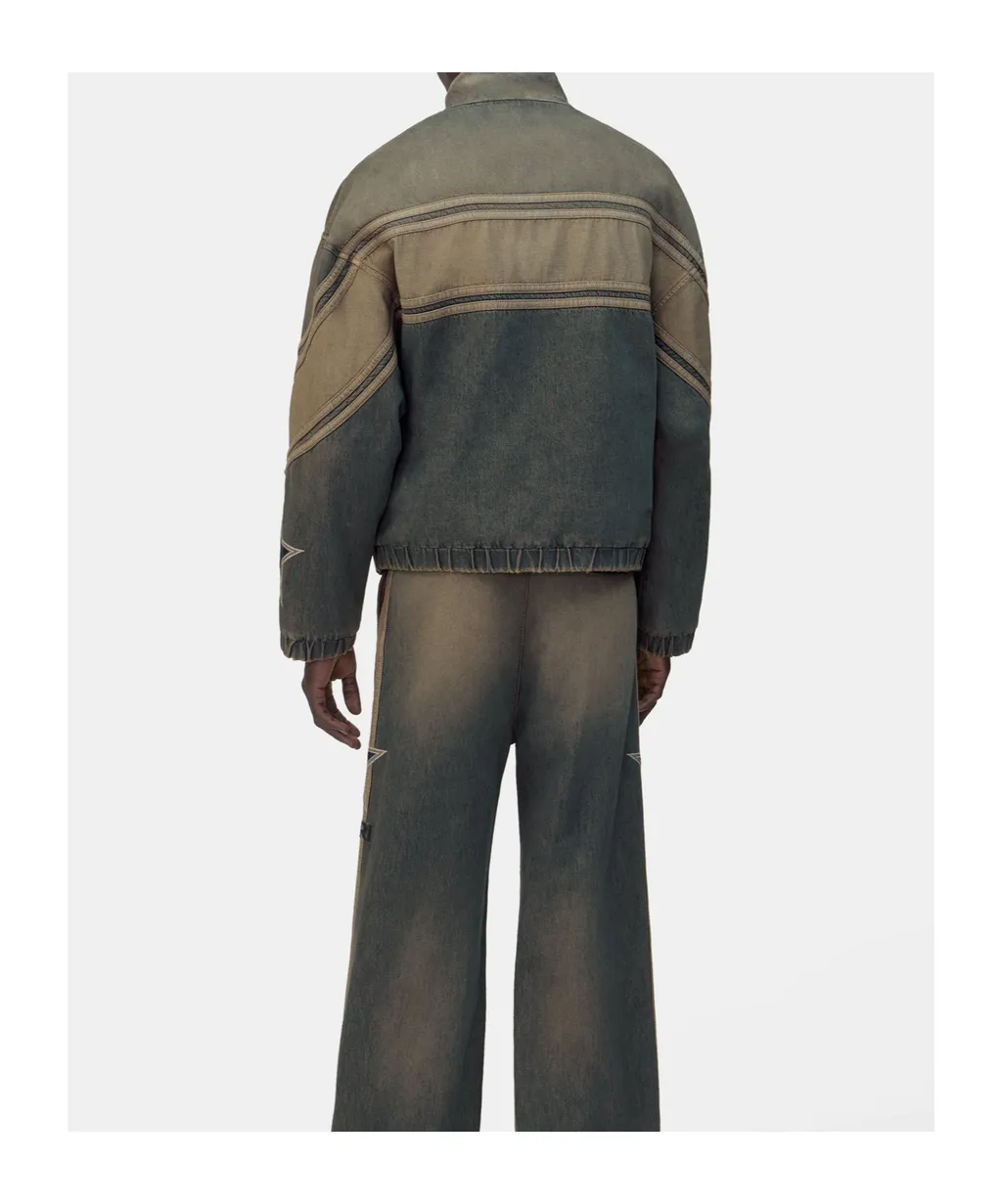 Amiri Sport Zip-Up Denim Jacket