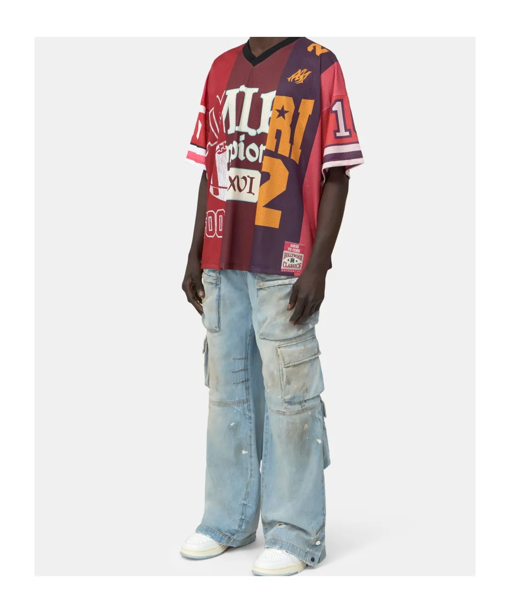 Drawstring-Fastening Cargo Jeans
