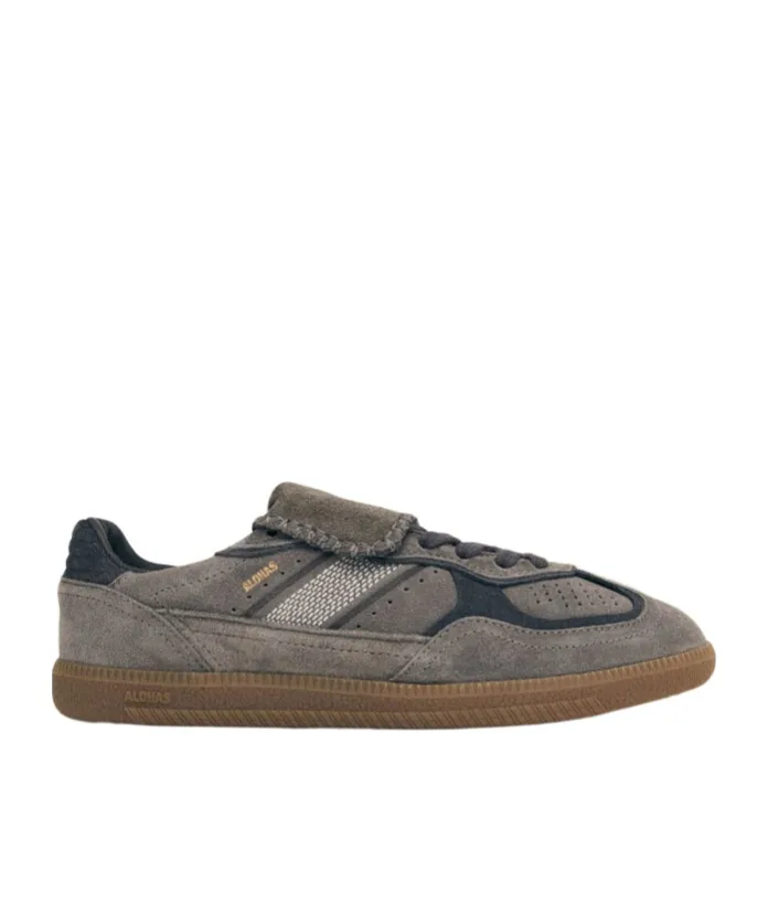 Tb.490 Club Suede Dark Grey Leather Sneakers