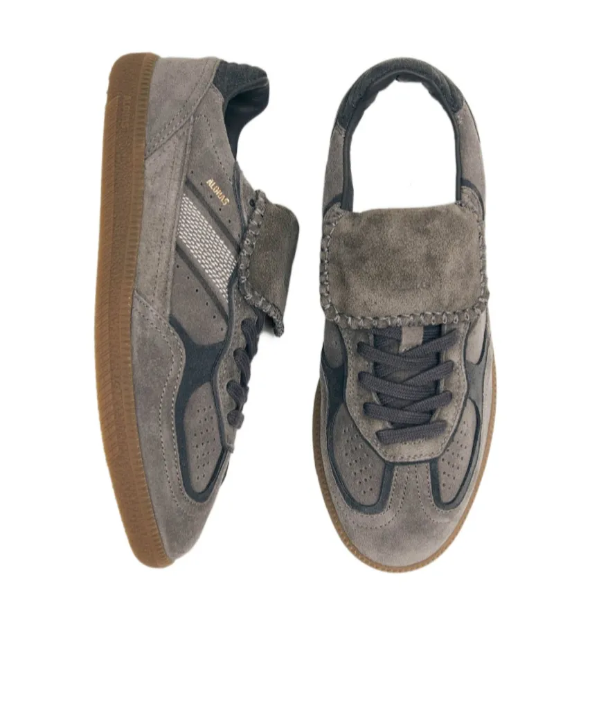Tb.490 Club Suede Dark Grey Leather Sneakers