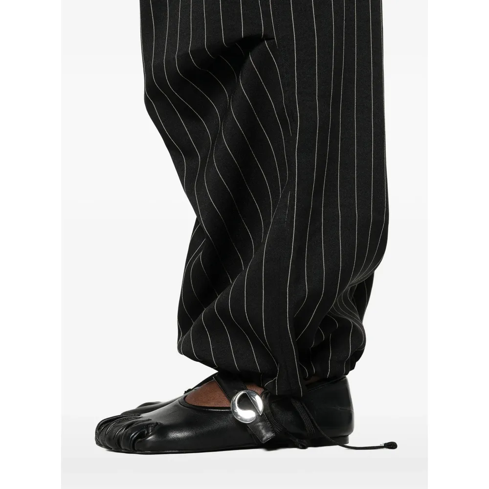 Y-3 Pinstriped Drawstring Trousers