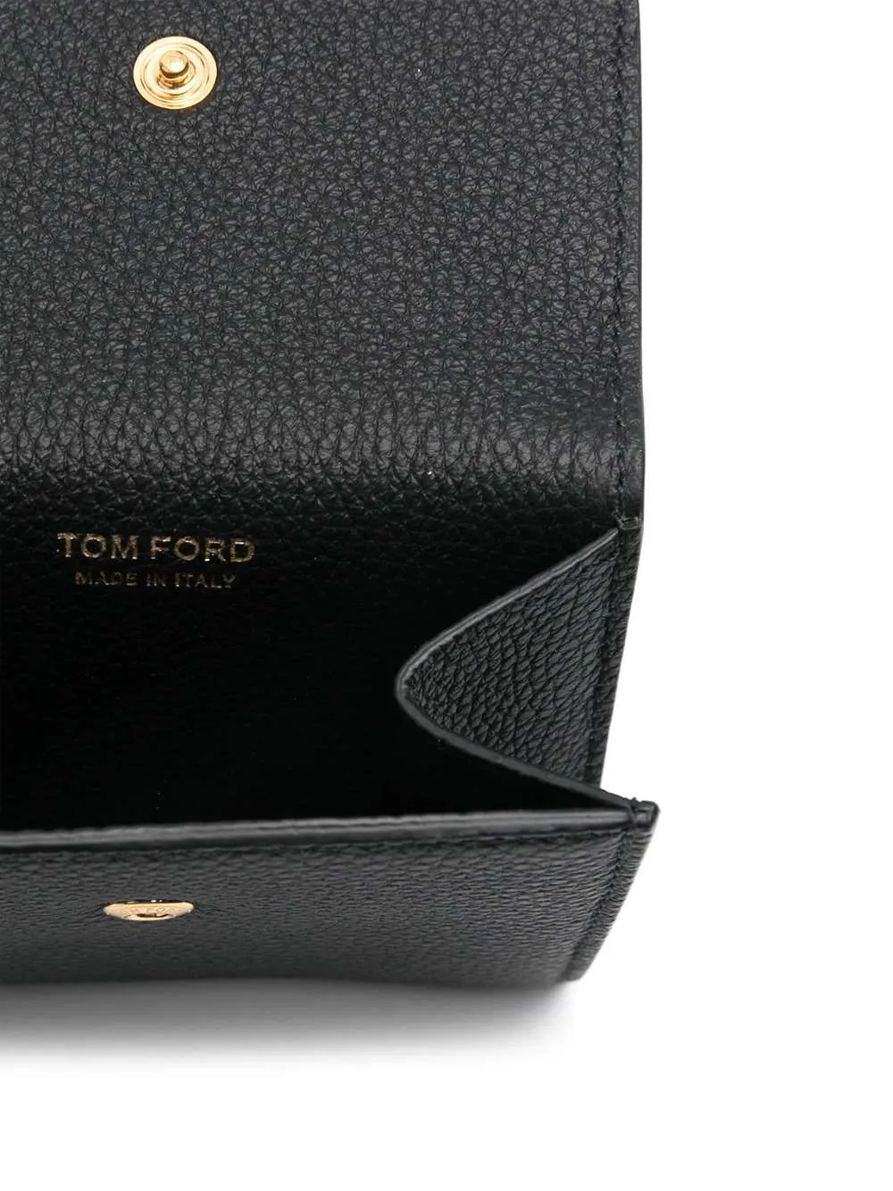 Logo-Detail Snap-Button Wallet