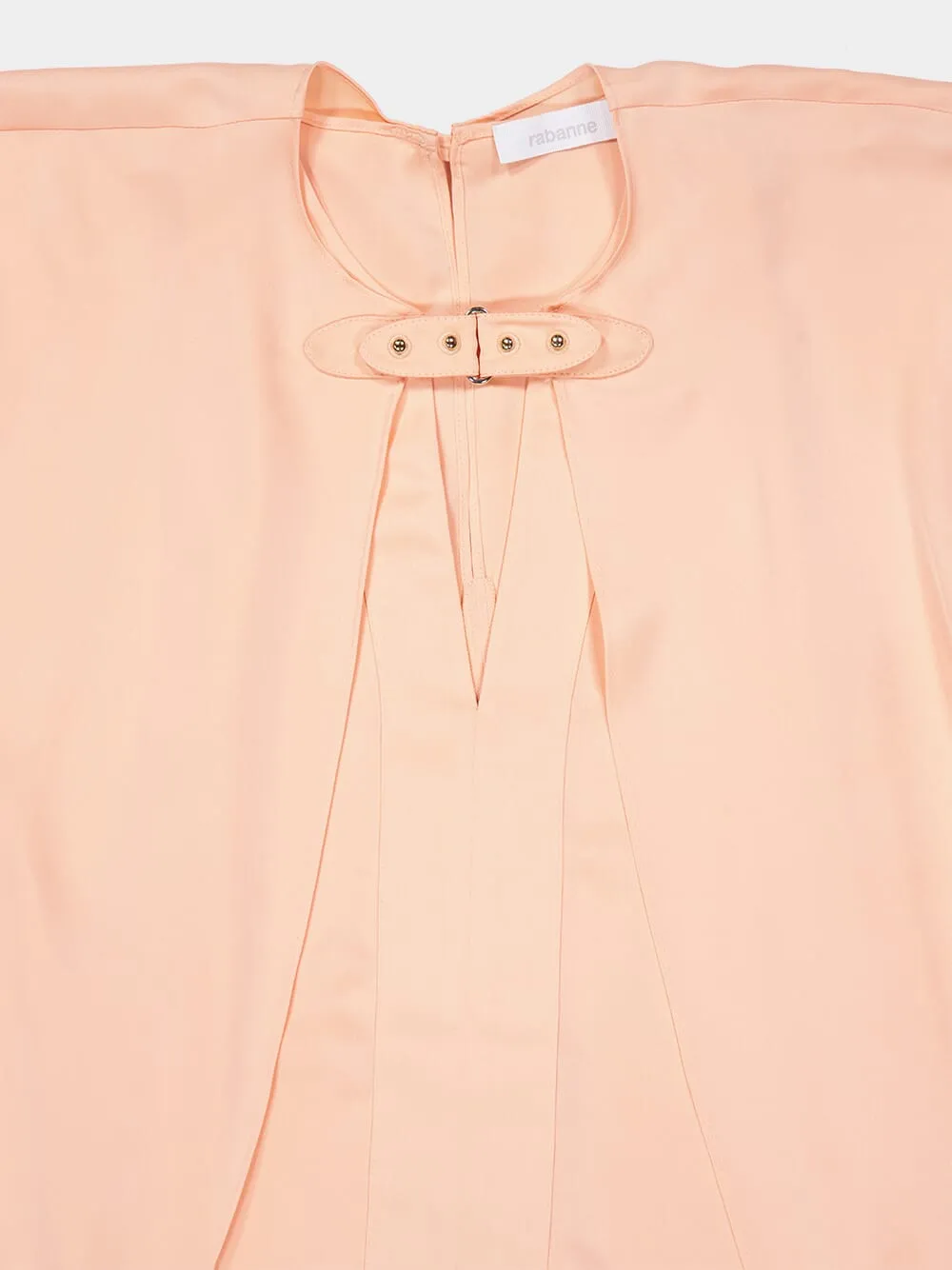 Satin Long-Sleeve Blouse