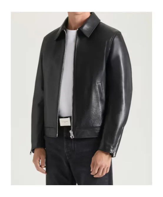 Givenchy Zip-Up Leather Biker Jacket