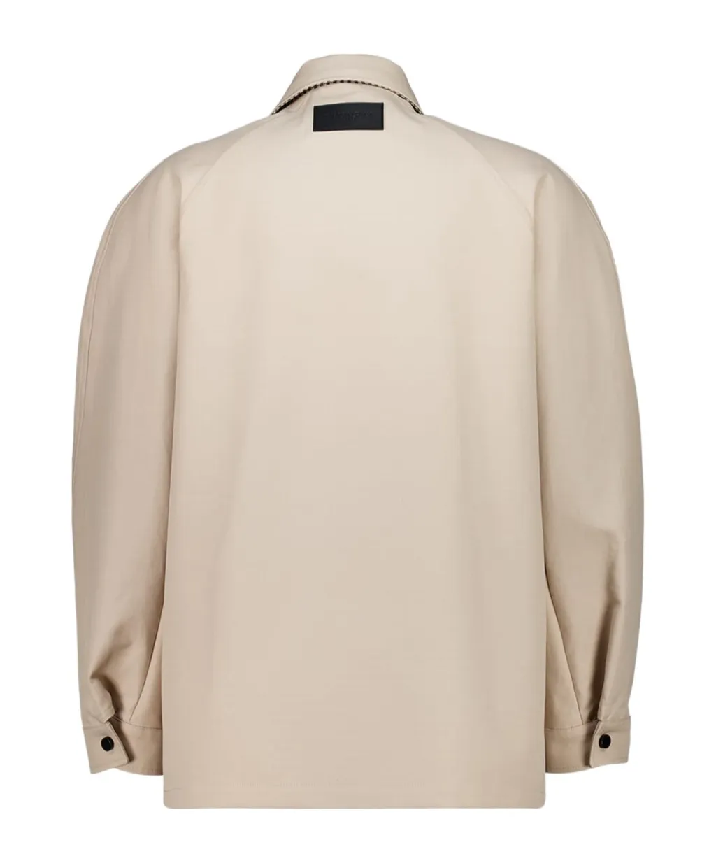Givenchy Logo Patch Long-Sleeved Shirt