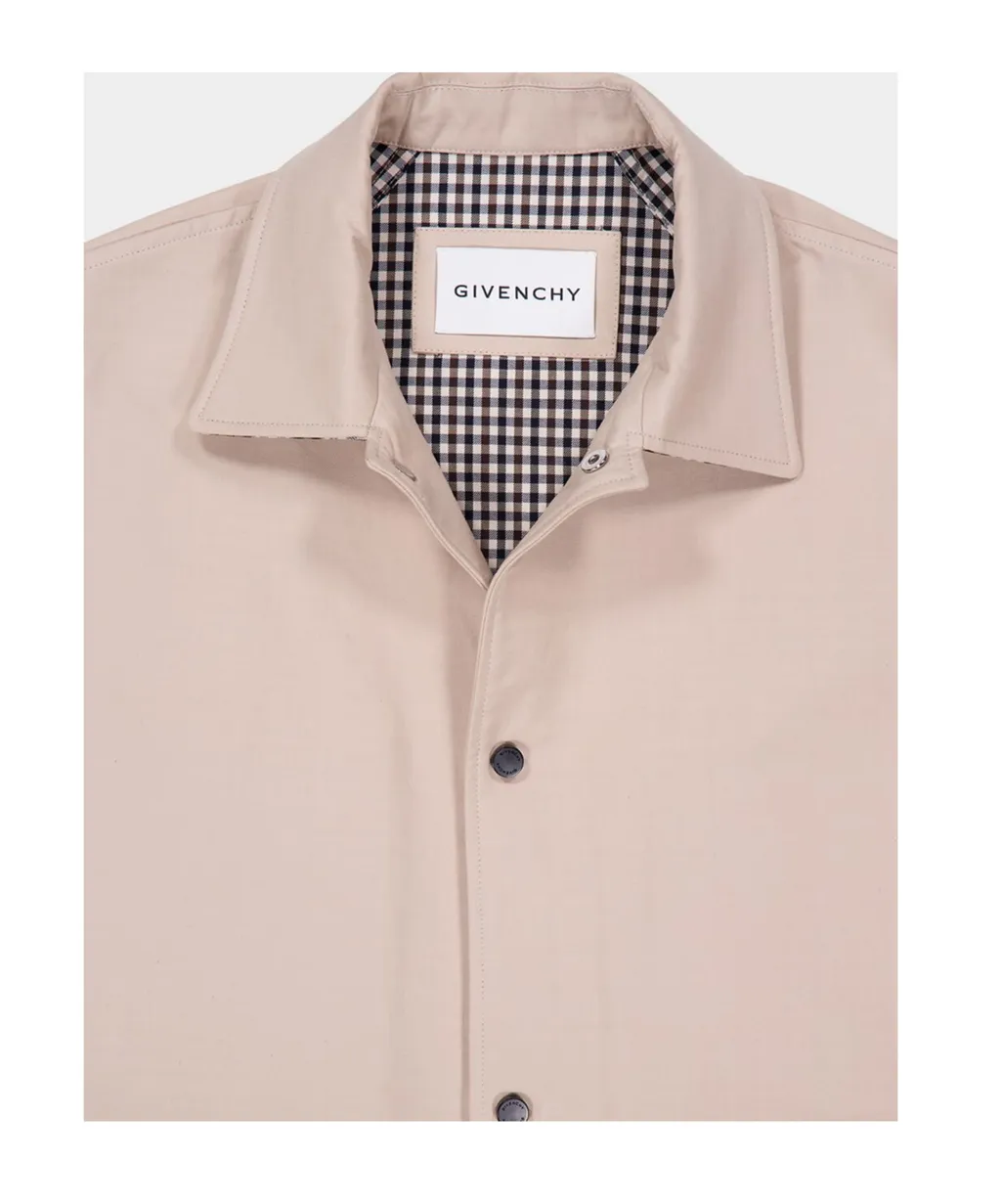 Givenchy Logo Patch Long-Sleeved Shirt