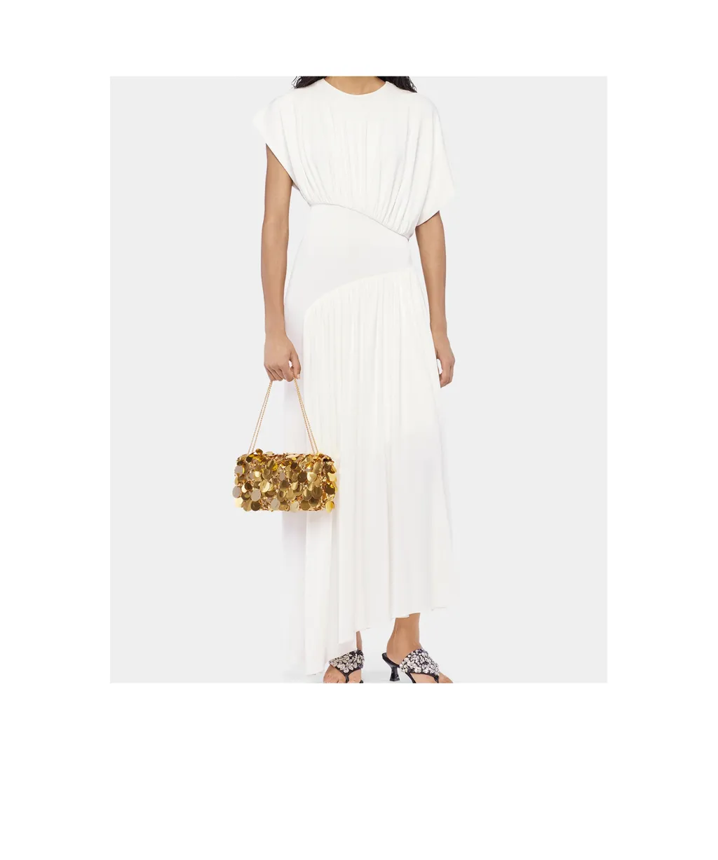 Sequin-Embroidered Baguette Bag