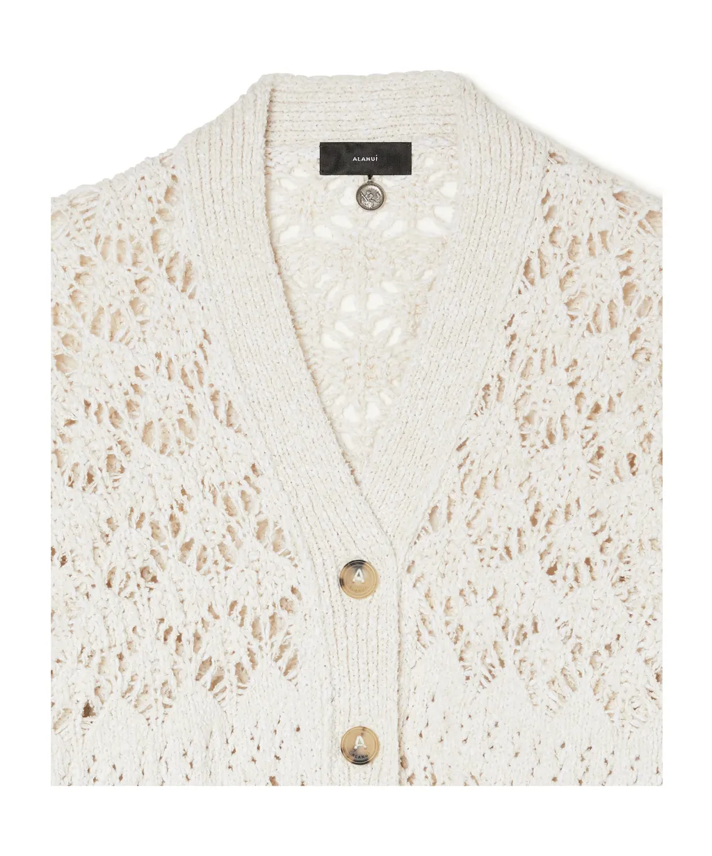 Lagoon Romance Buttoned Cardigan