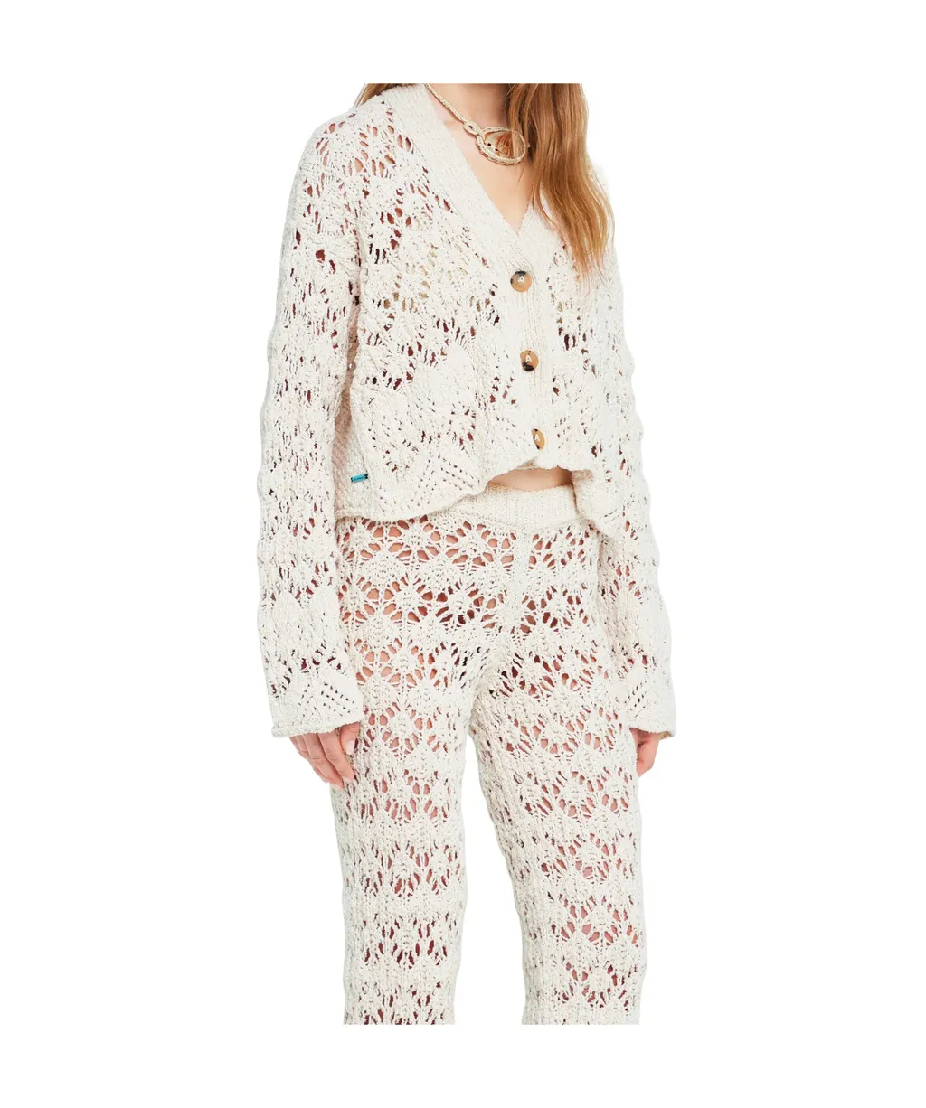 Lagoon Romance Buttoned Cardigan