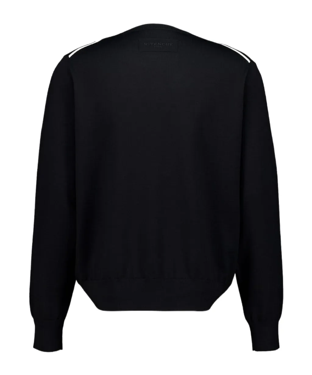 Givenchy Paris Label Long-Sleeved Sweater