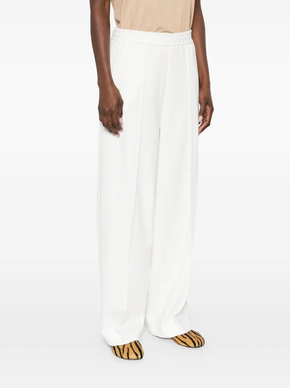 Elastic Waistband Casual Pants