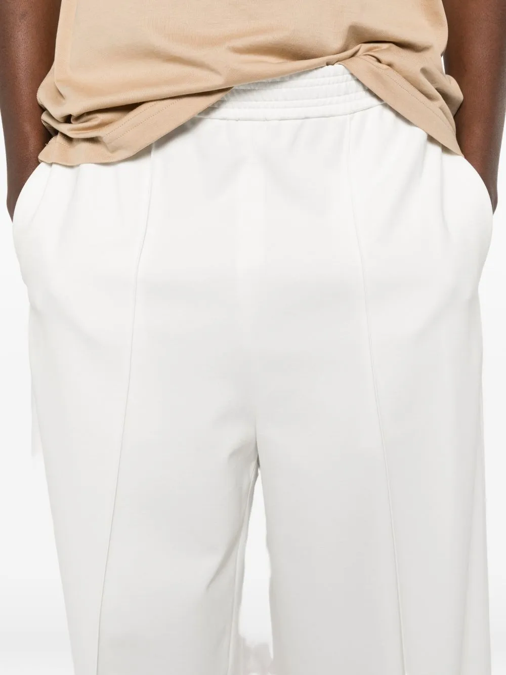Elastic Waistband Casual Pants