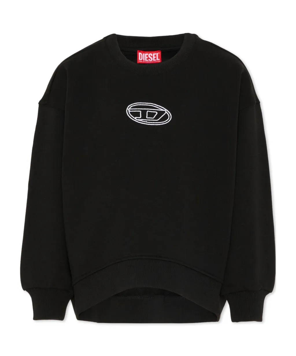 Diesel Kids Logo Crew Neck Sweatshirt