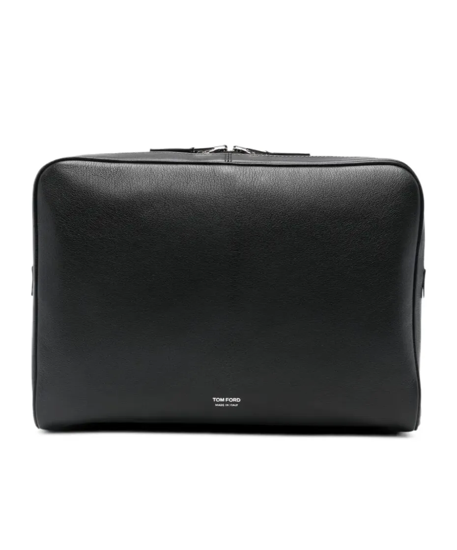 Supple Grain Leather Laptop Pouch