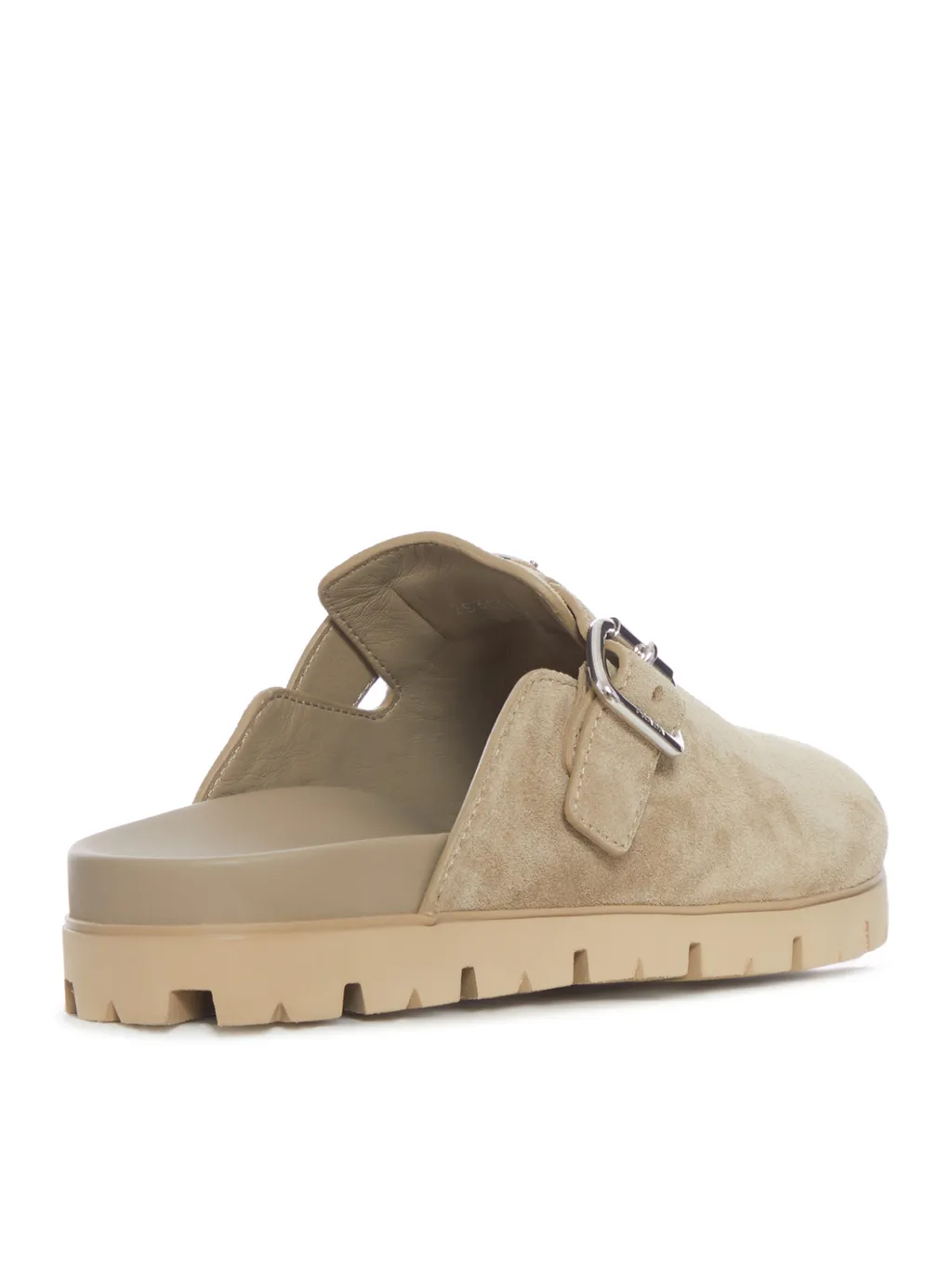 Prada Triangle-Logo Mules
