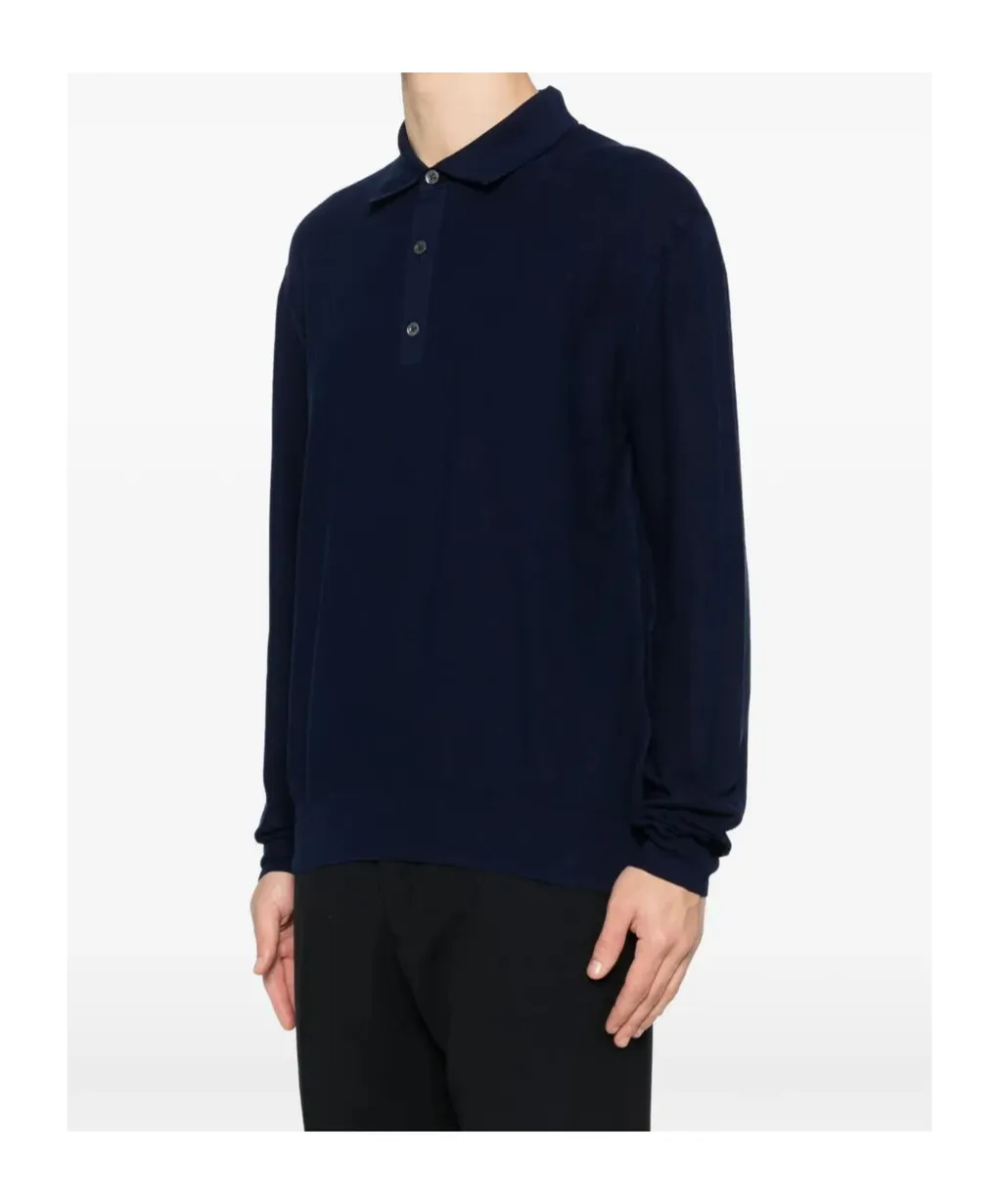 Long-Sleeve Polo Shirt