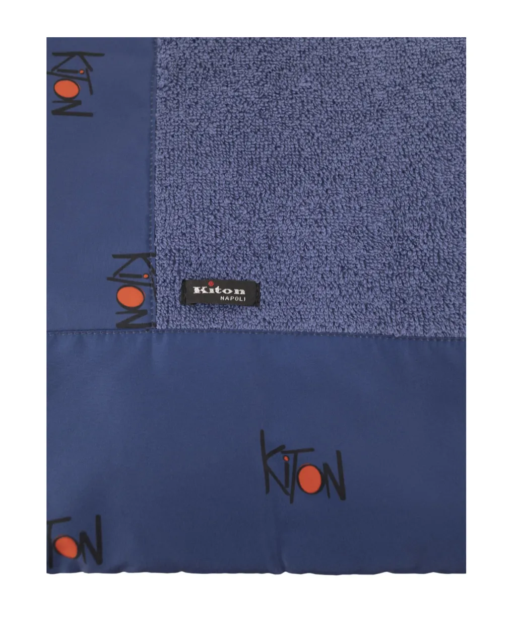 Kiton Logo Detailed Beach Towel