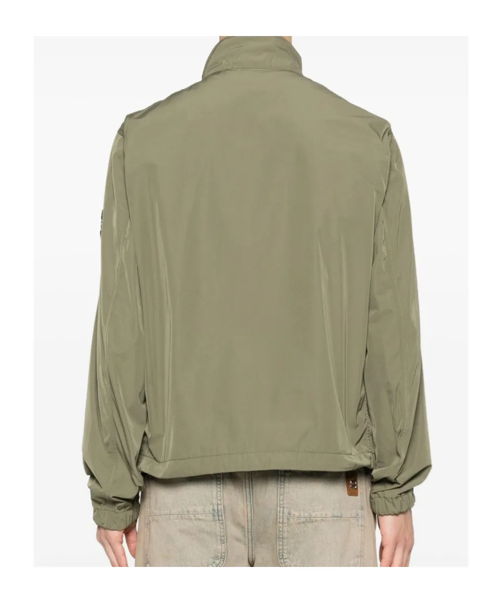 Stone Island Logo Patch High Neck Jacket
