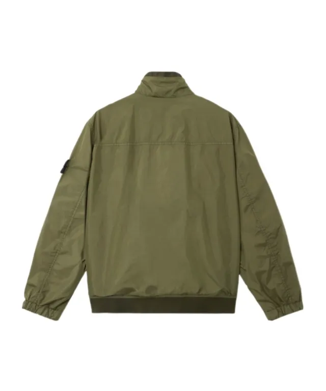 Stone Island Logo Patch Zip-Up Jacket