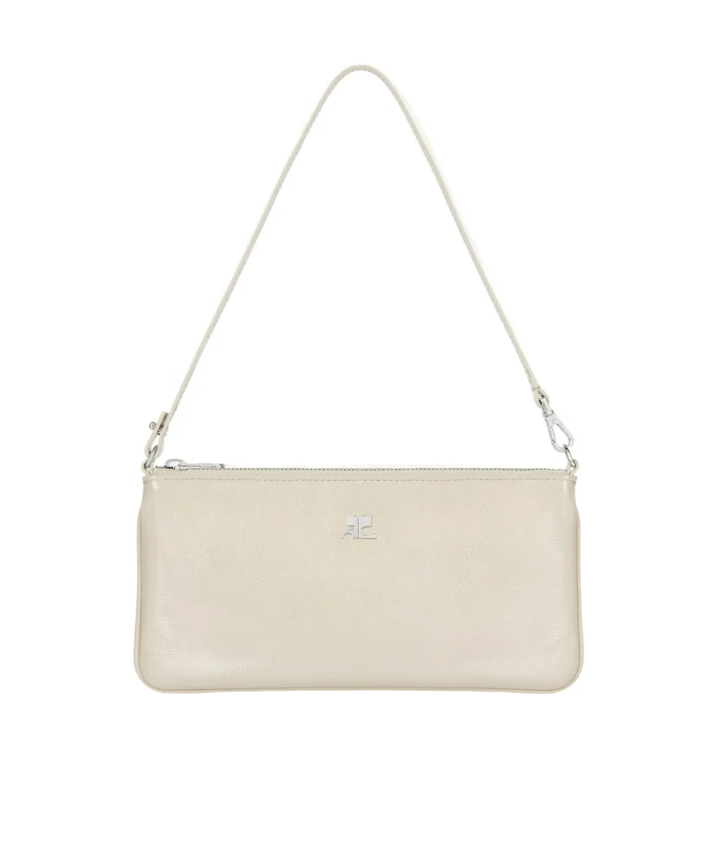 Logo-Plaque Zipped Pouch