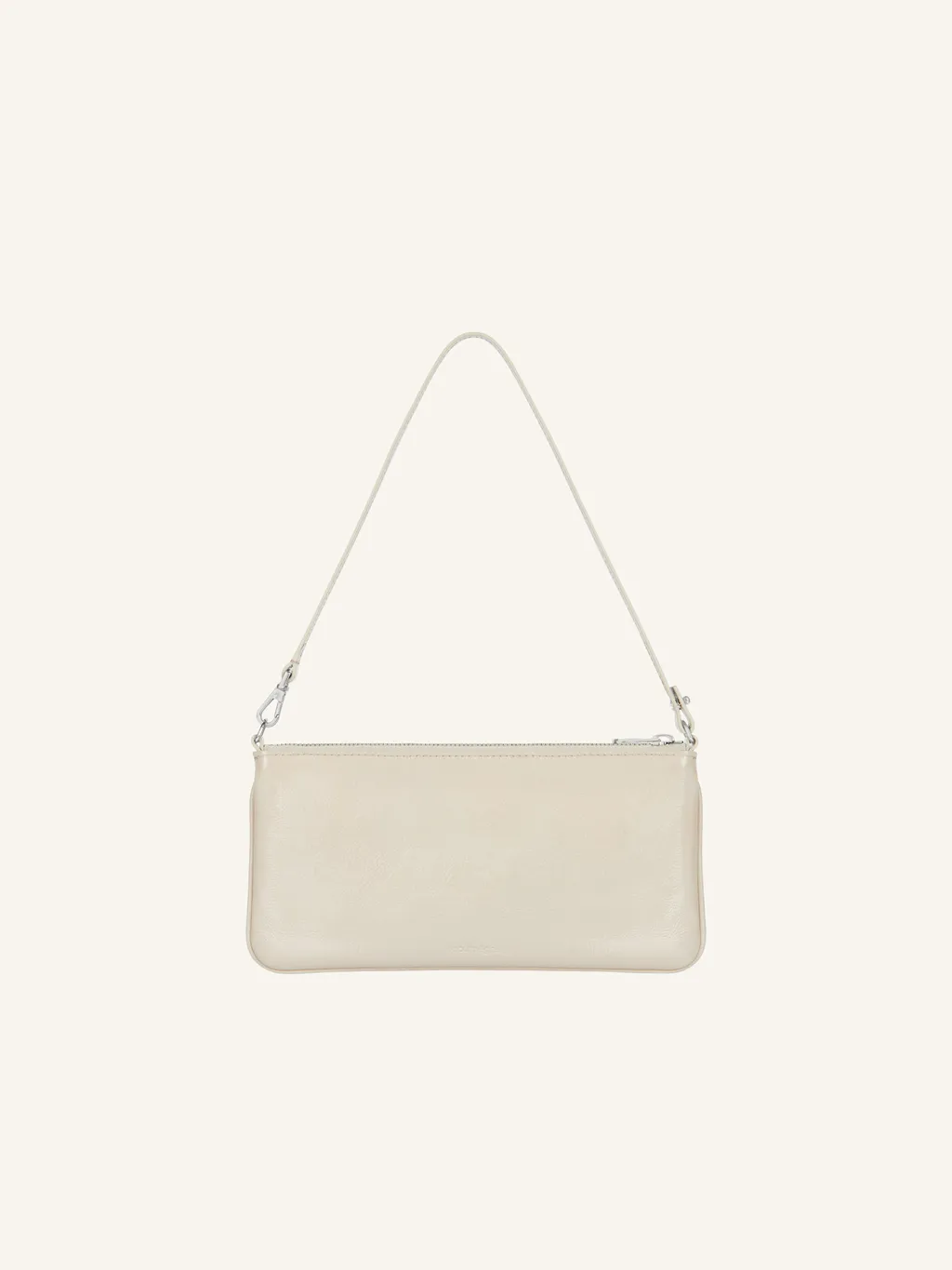 Logo-Plaque Zipped Pouch