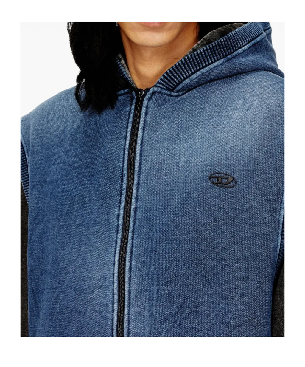S-Hakel Logo-Detail Zip-Up Hoodie
