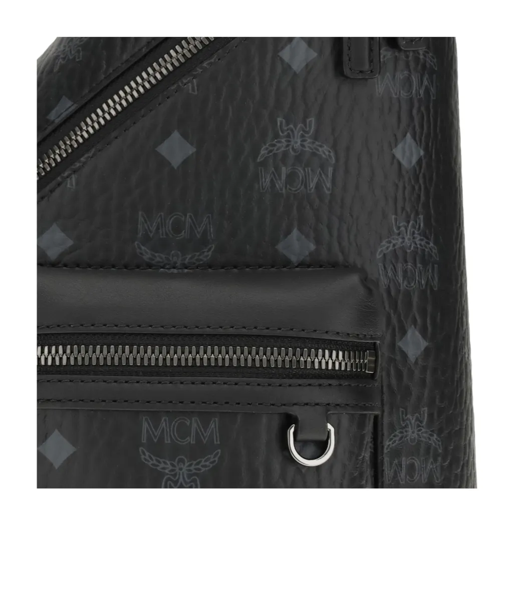 Mcm Aren Sling Zip-Up Backpack