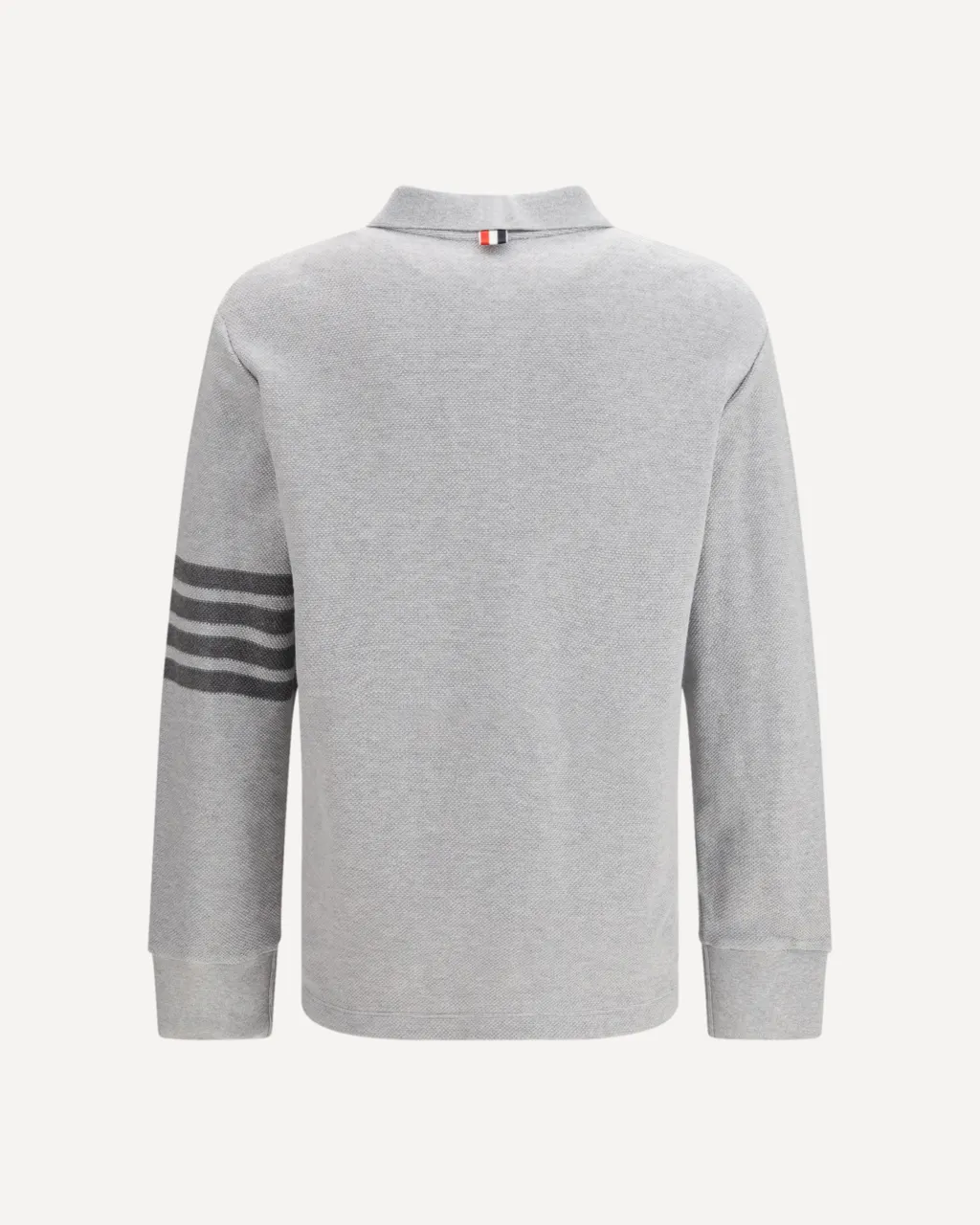 Thom Browne 4-Bar Long-Sleeved Polo Shirt