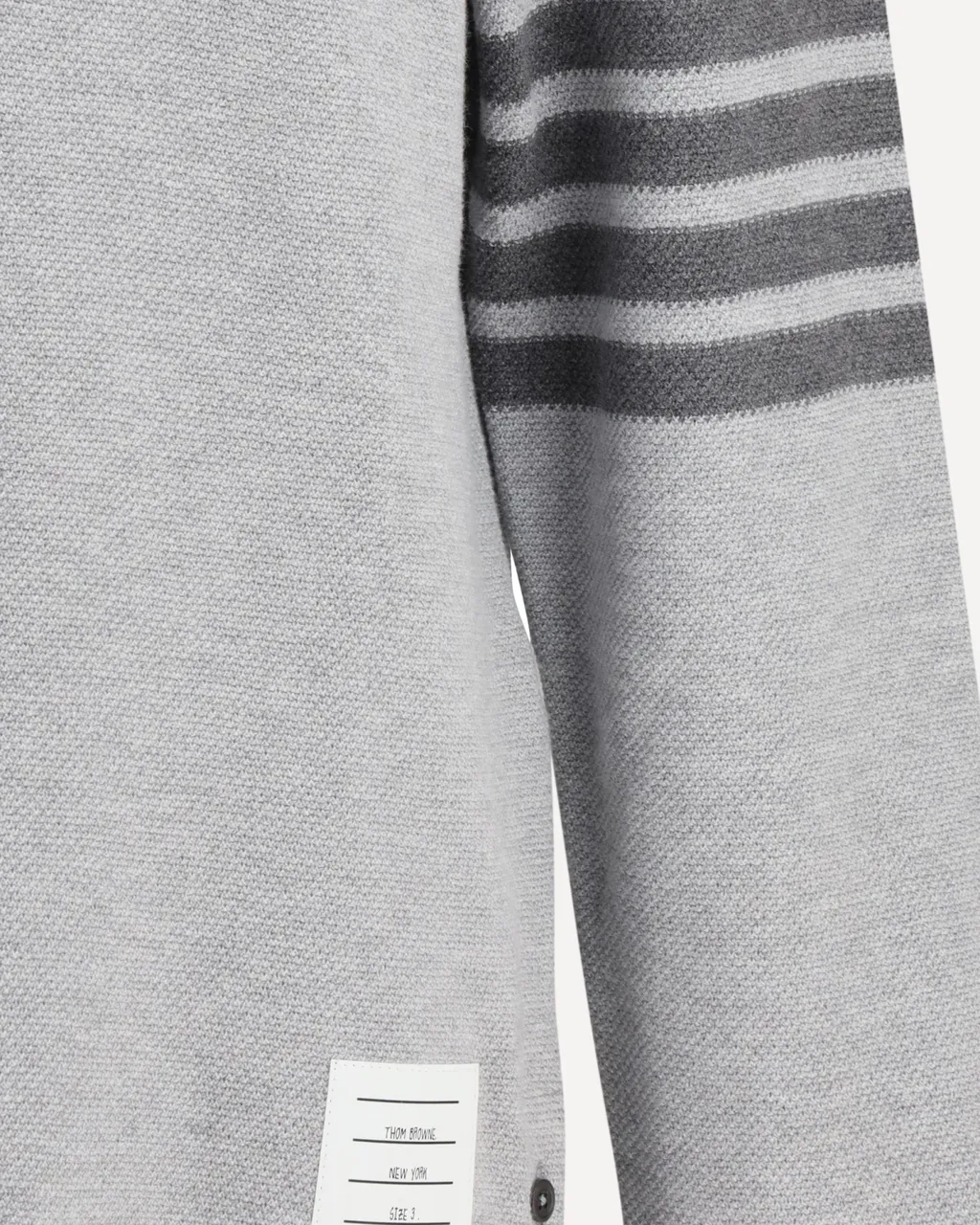 Thom Browne 4-Bar Long-Sleeved Polo Shirt