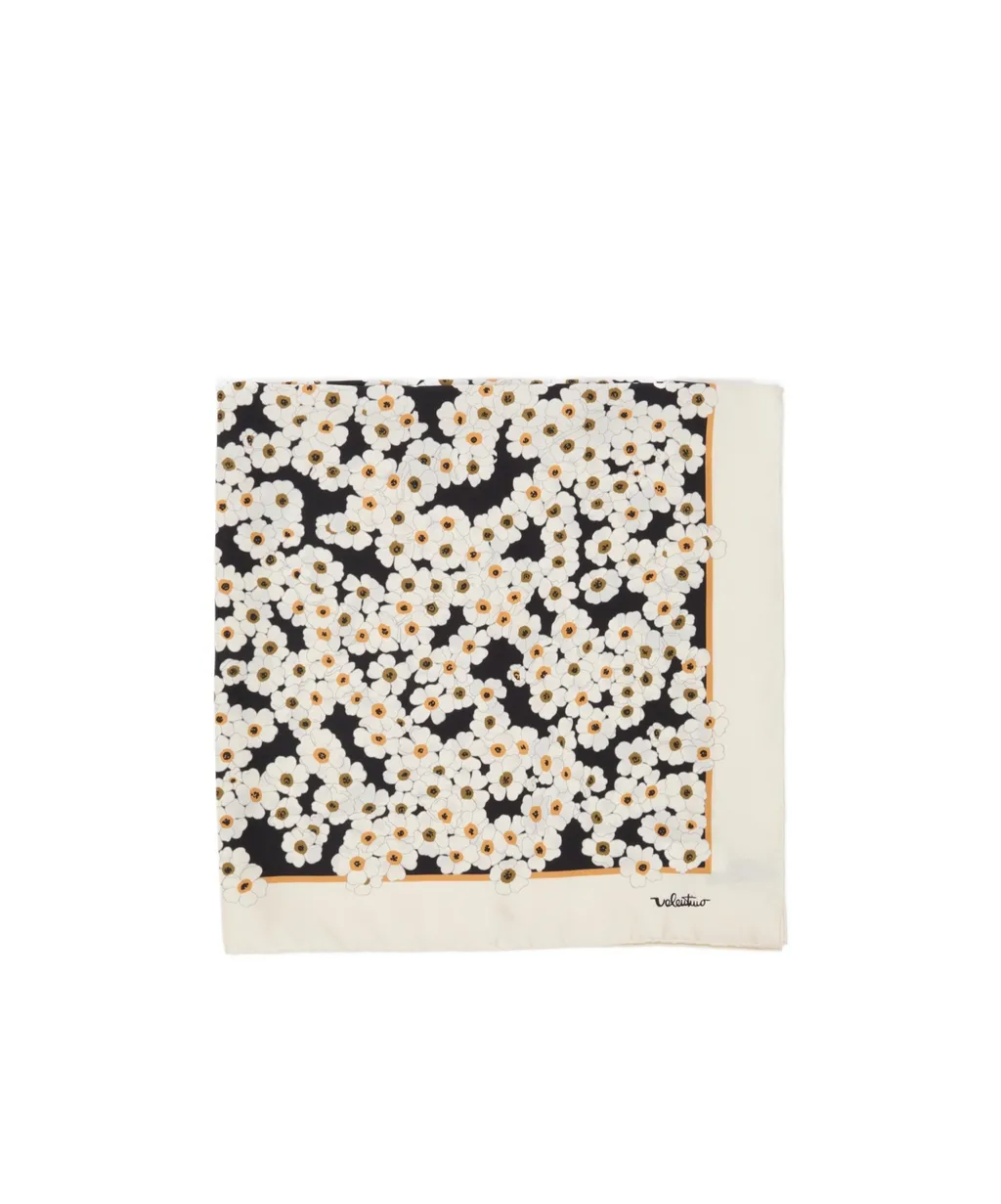 Floral-Print Scarf