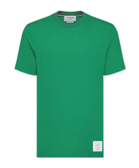 4-Bar Stripe Cotton T-Shirt