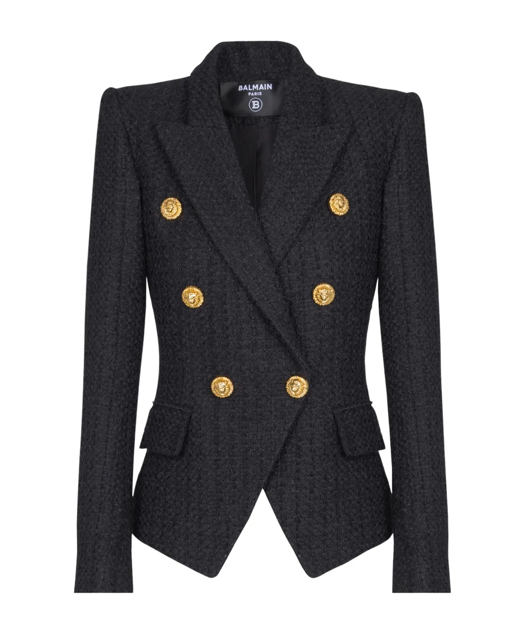 Balmain 6-Buttons Tweed Jacket