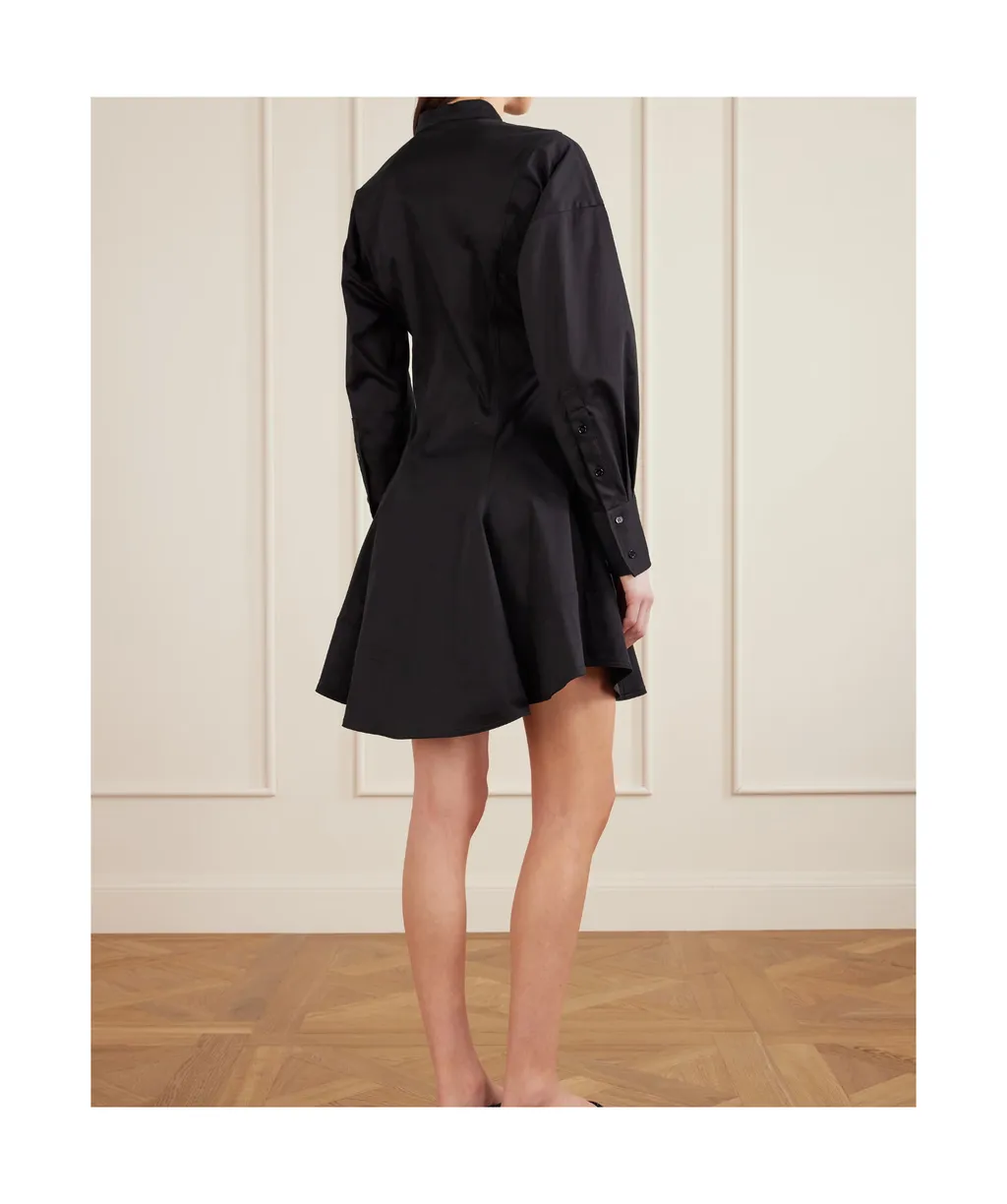 Button Mini Shirt Dress