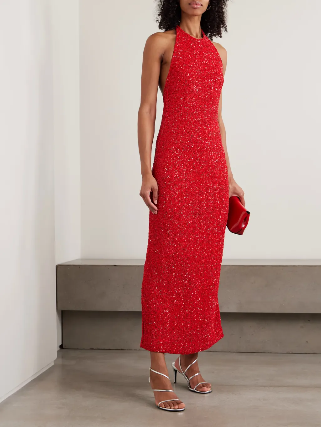 Colette Sequin Maxi Dress