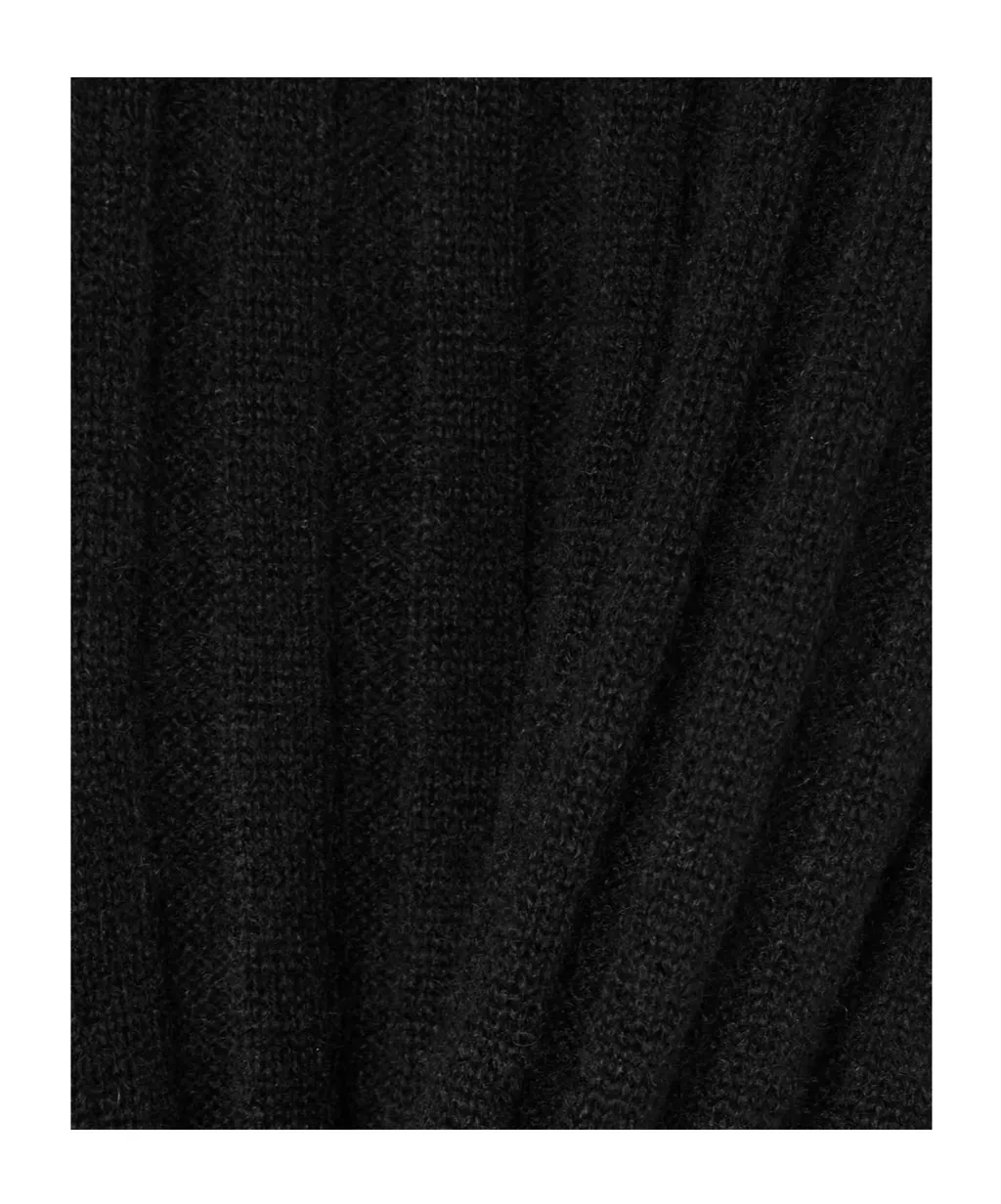 Diana Ribbed Cashmere Cropped Leggings