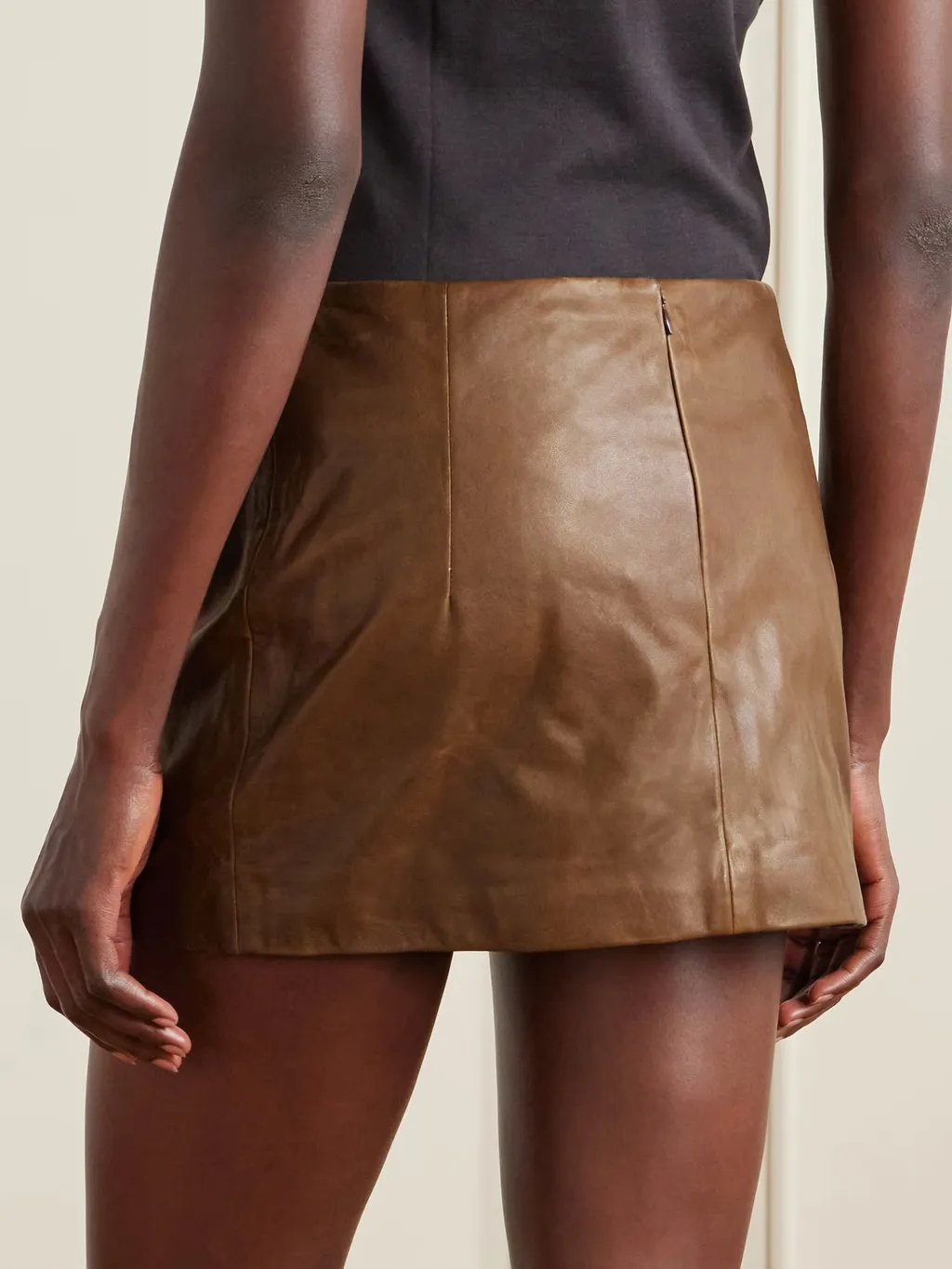 Avery Leather Mini Skirt
