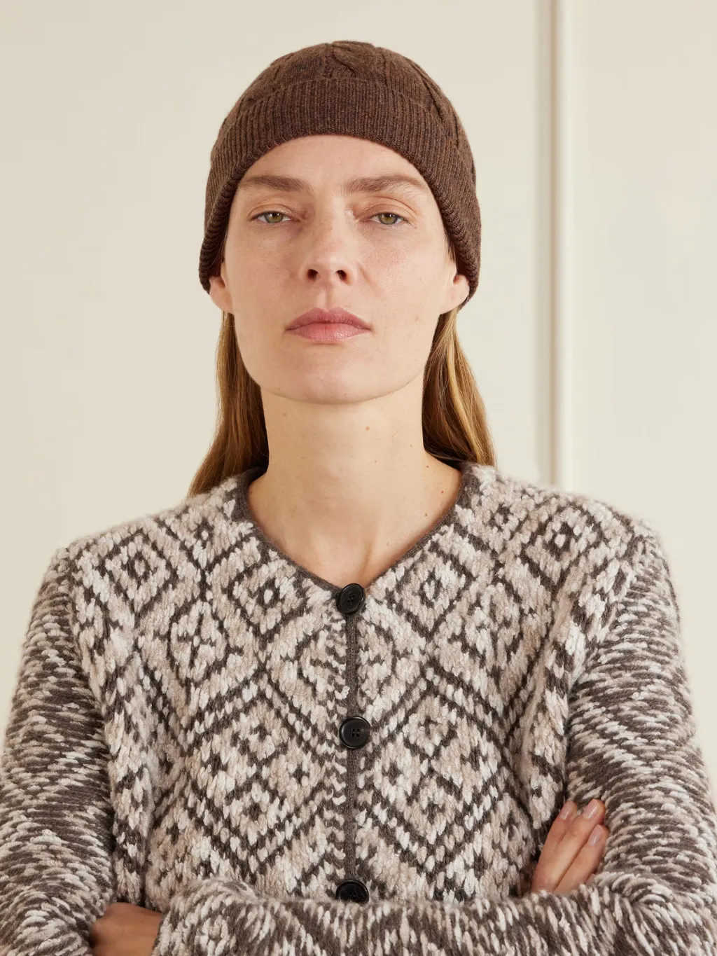 Cedar Cable Knit Cashmere Hat