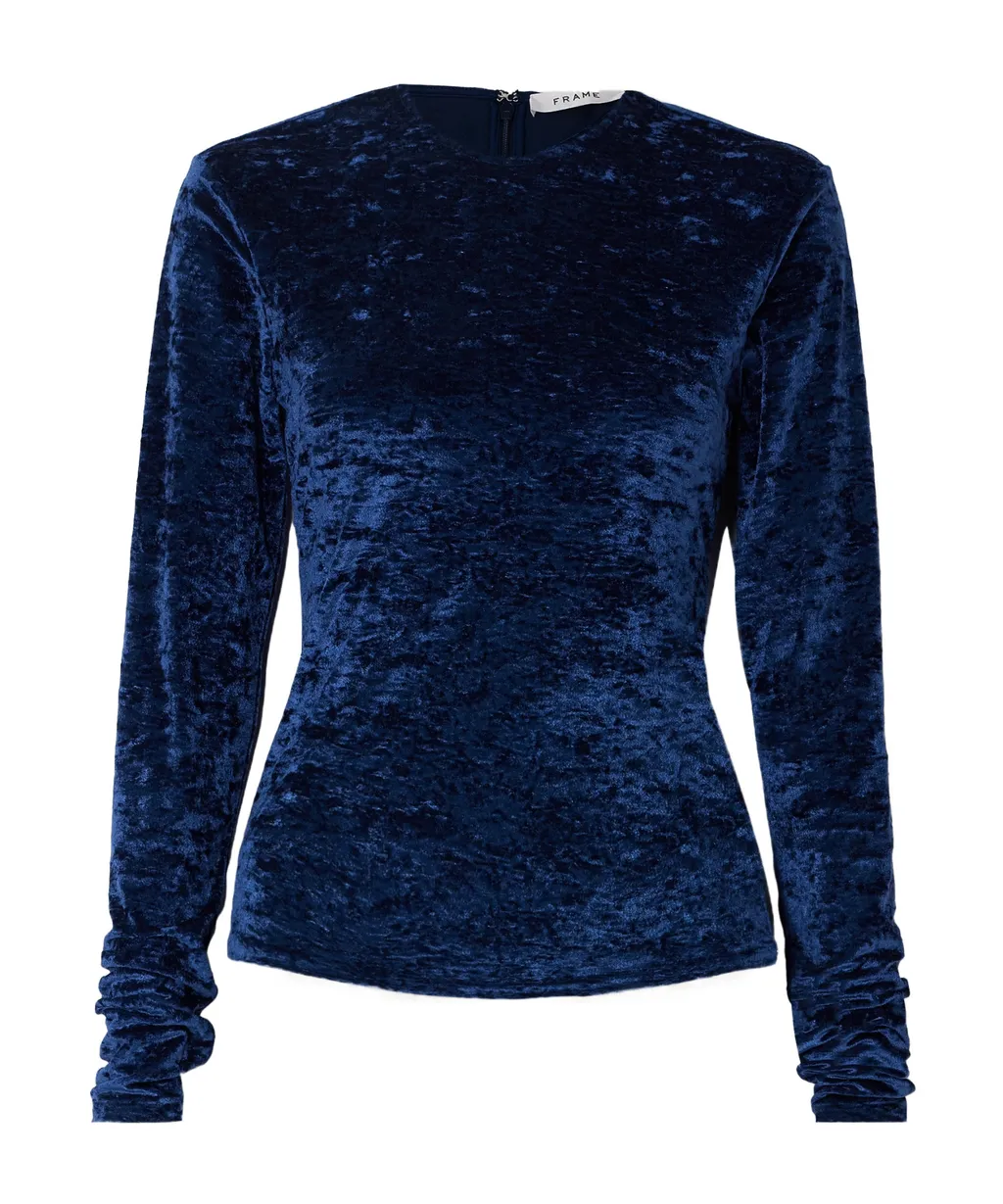 Round-Neck Knit Sweater