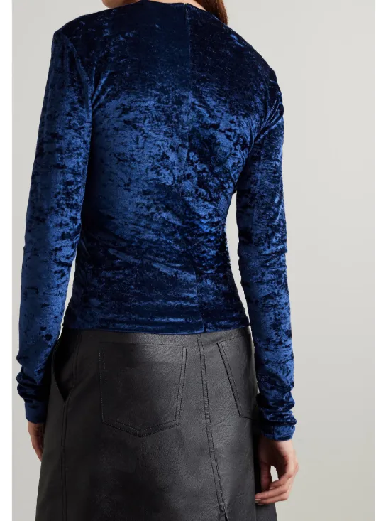 Round-Neck Knit Sweater