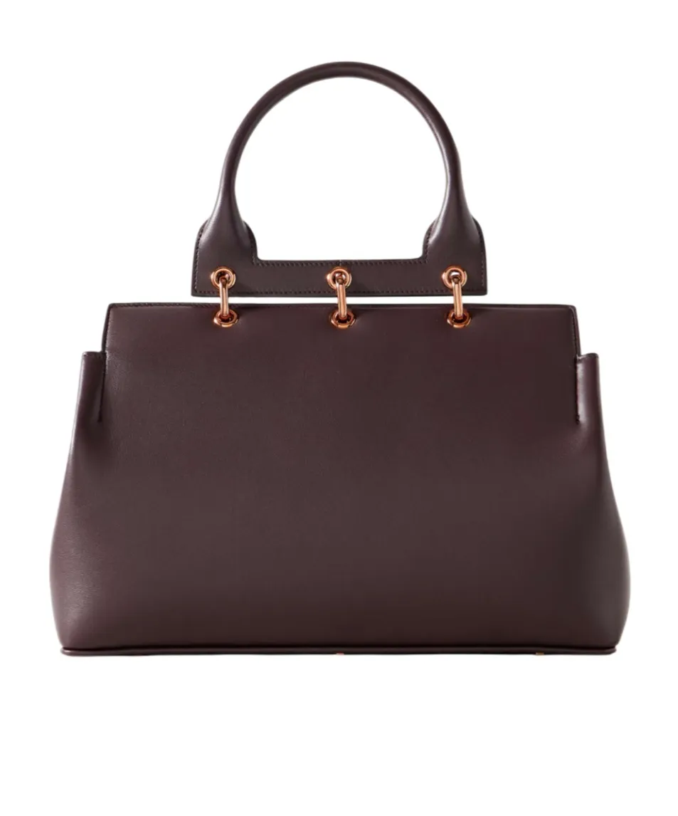 Amethyst Double-Handled Shoulder Bag