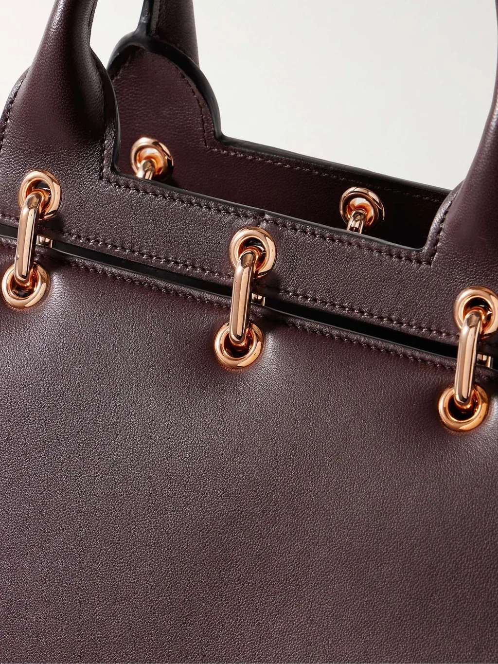 Amethyst Double-Handled Shoulder Bag