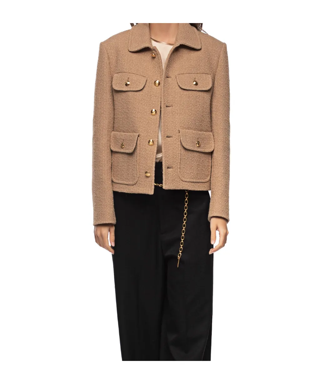 Collared Long-Sleeved Jacket