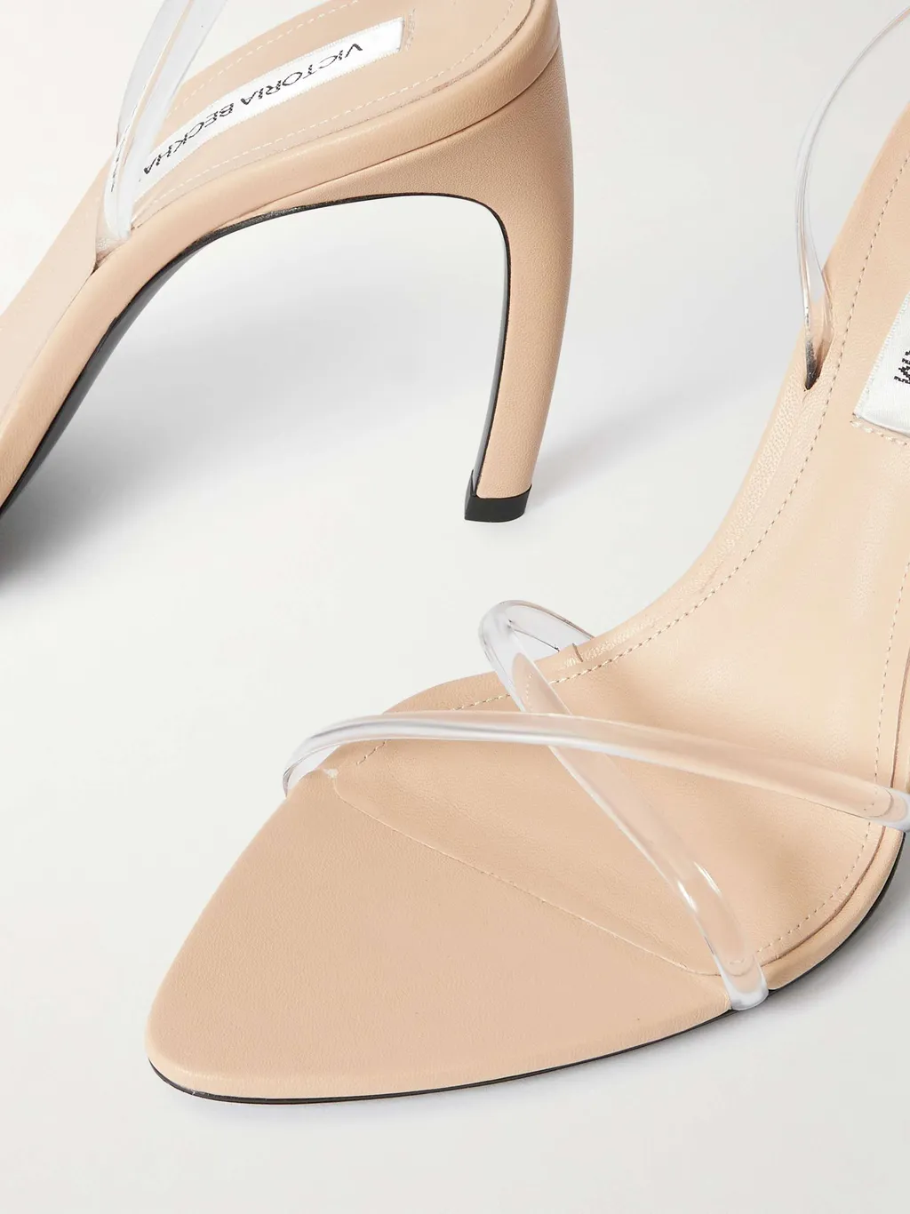 Transparent Strap High-Heeled Sandals