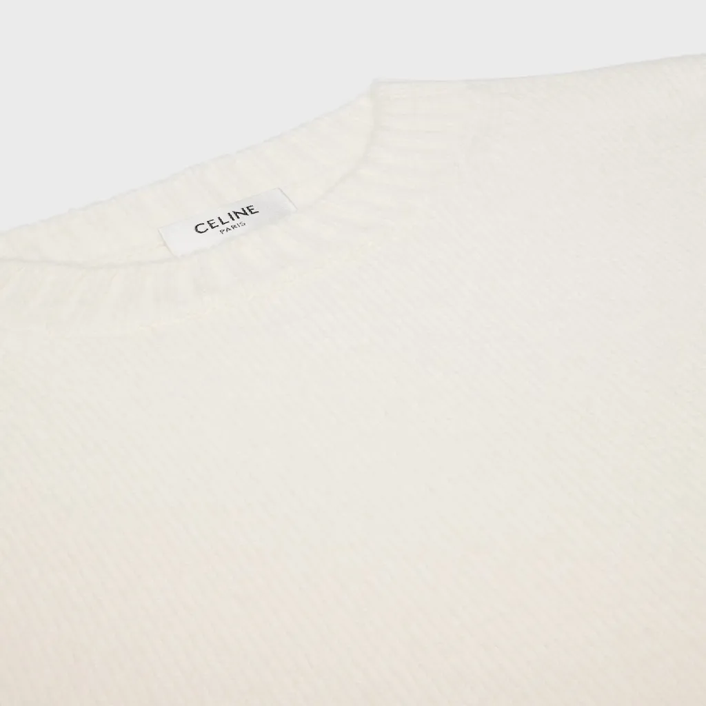 Crewneck Sweater In Wool And Cashmere