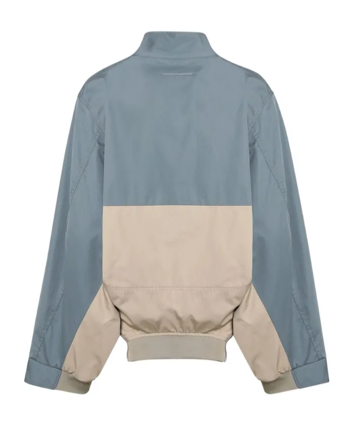 Mm6 Maison Margiela Colourblock High Neck Jacket