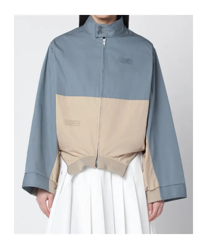 Mm6 Maison Margiela Colourblock High Neck Jacket